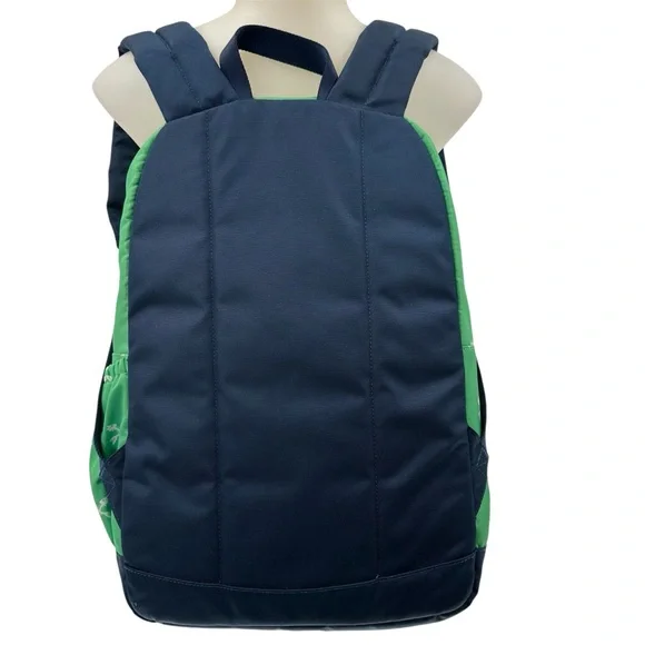 Vineyard Vines Martha’s Vineyard Fishbones Green Blue Backpack - Picture 2 of 13